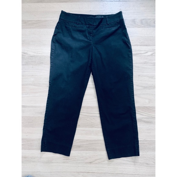 Ann Taylor Petite Cotton Crop Pant - Picture 3 of 5